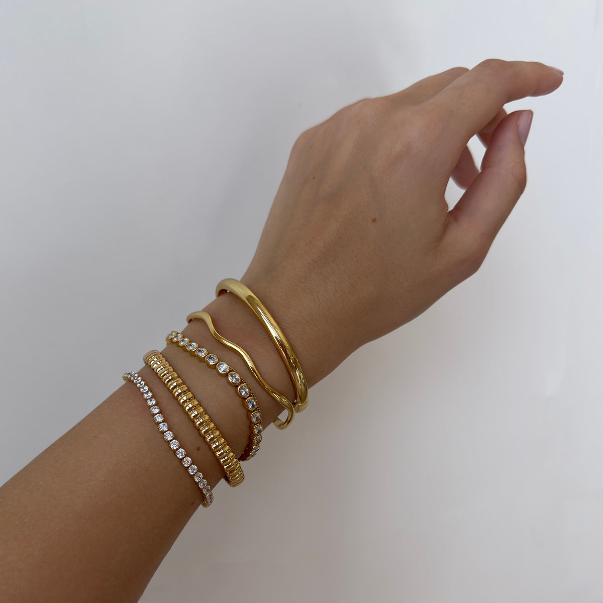 European And American Stainless Steel Bracelet For Women