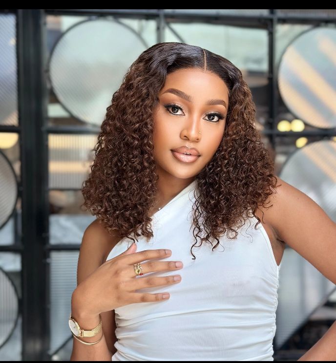 Premium Single Drawn Jerry Curly 13x4 Lace Front Wig